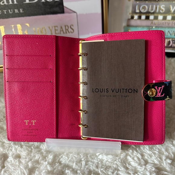 Louis Vuitton Multicolor Agenda PM Day Planner Cover ULTRA RARE - Picture 8 of 16